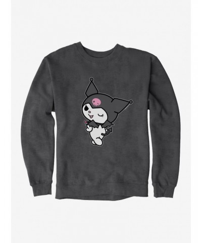 Kuromi Turning Wink Sweatshirt $9.15 Sweatshirts