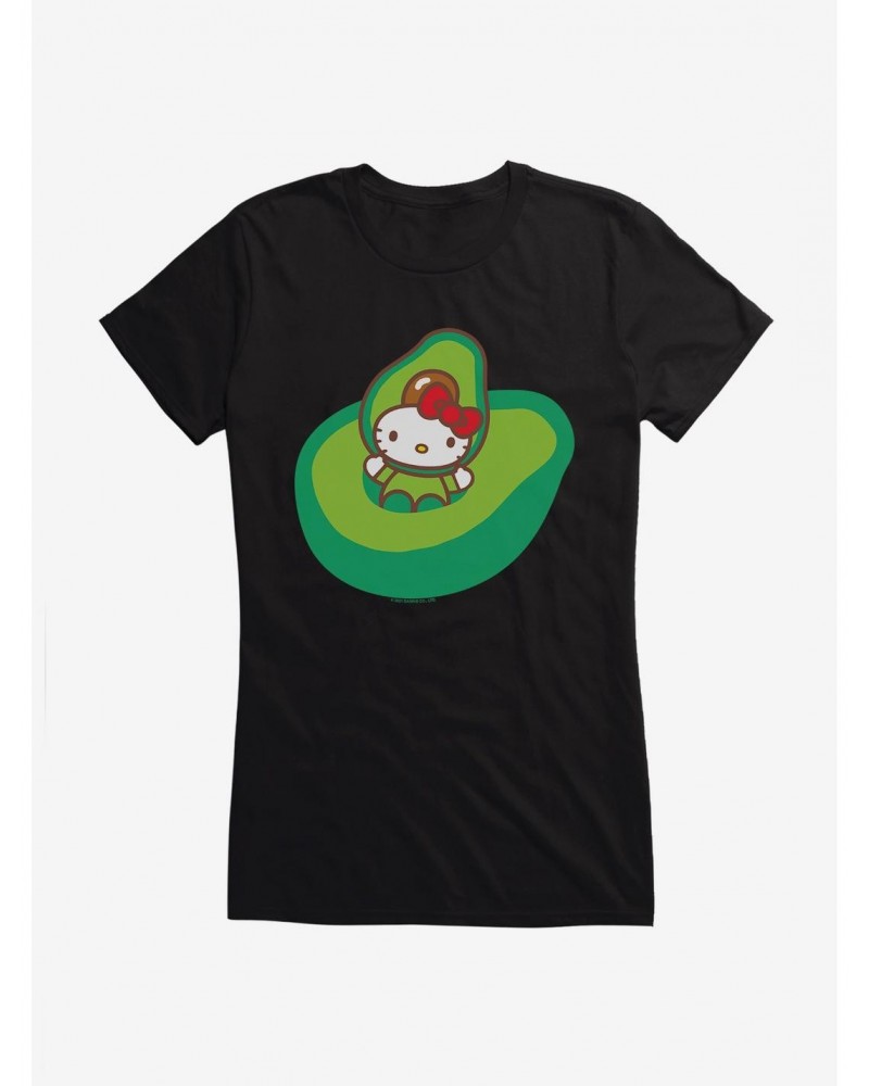 Hello Kitty Five A Day Playing In Avacado Girls T-Shirt $9.36 T-Shirts