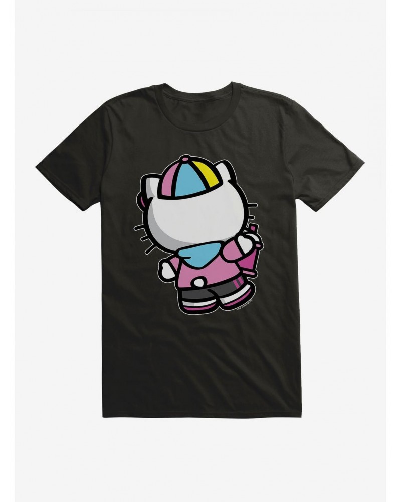 Hello Kitty Spray Can Back T-Shirt $8.80 T-Shirts