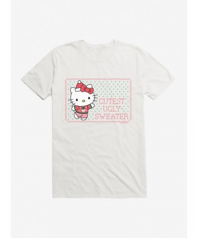 Hello Kitty Cutest Ugly Christmas T-Shirt $7.46 T-Shirts