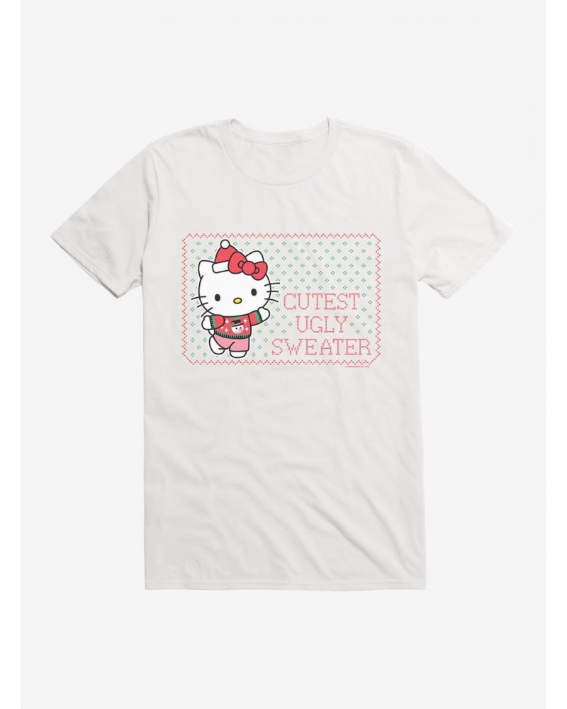 Hello Kitty Cutest Ugly Christmas T-Shirt $7.46 T-Shirts