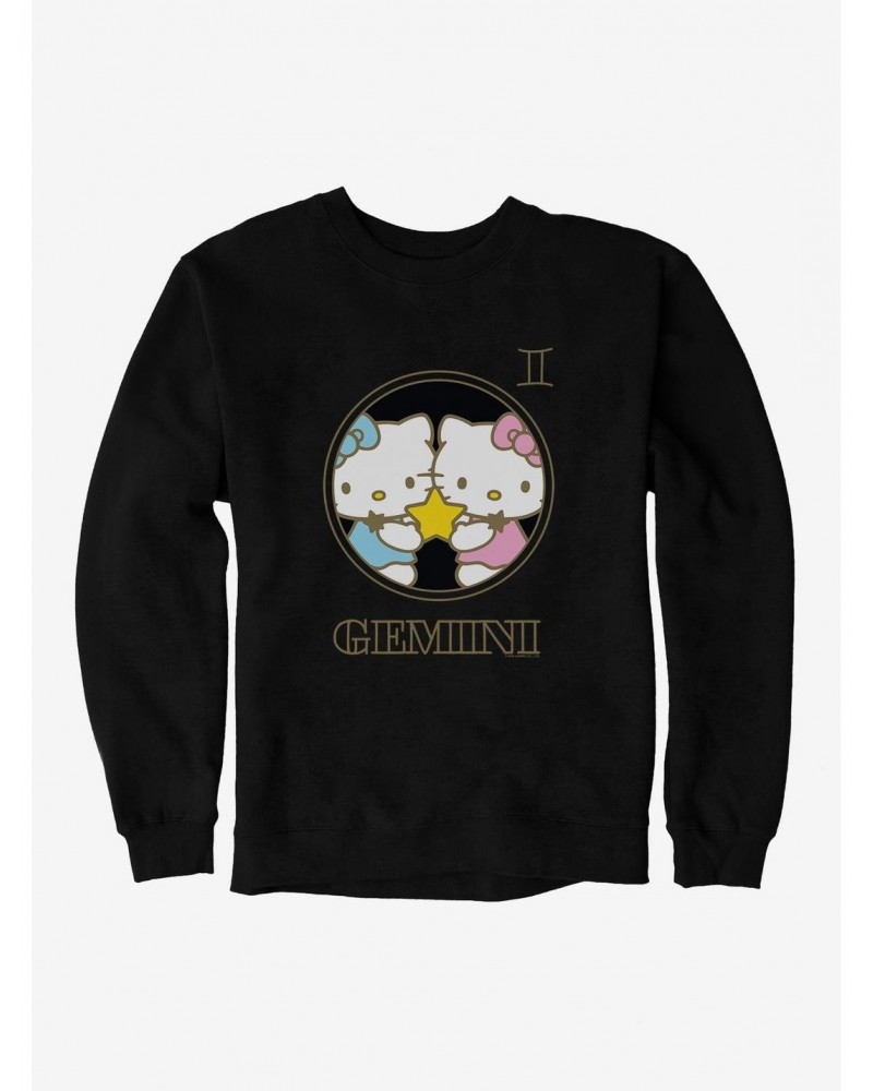 Hello Kitty Star Sign Gemini Stencil Sweatshirt $9.15 Sweatshirts