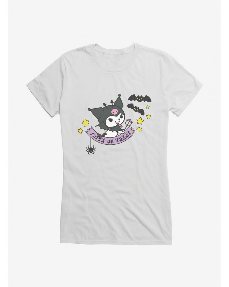 Kuromi Halloween Bats Girls T-Shirt $8.37 T-Shirts
