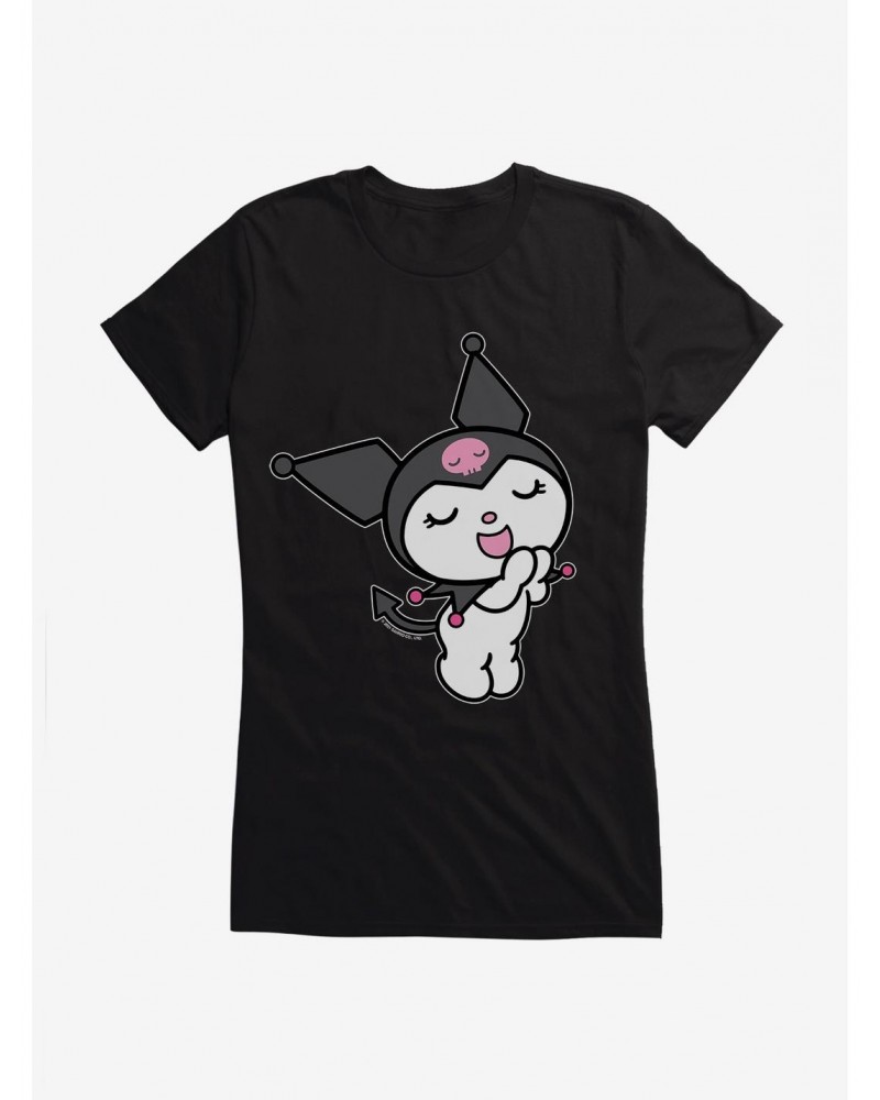 Kuromi Shy Girls T-Shirt $6.77 T-Shirts