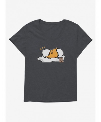 Gudetama Don't Wake Me Up Girls T-Shirt Plus Size $10.40 T-Shirts