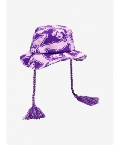 Kuromi Tassel Knit Bucket Hat $9.68 Hats