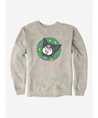 Kuromi Christmas Wreath Sweatshirt $10.33 Sweatshirts