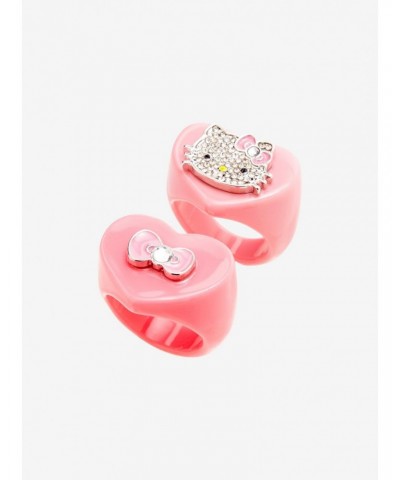 Hello Kitty Bow Chunky Ring Set $6.06 Ring Set