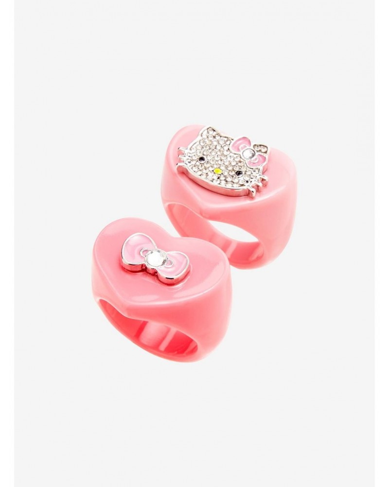 Hello Kitty Bow Chunky Ring Set $6.06 Ring Set