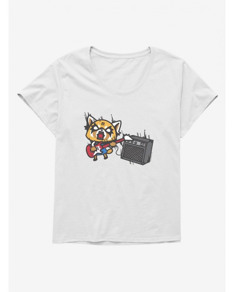 Aggretsuko Metal Shredding Girls T-Shirt Plus Size $7.40 T-Shirts
