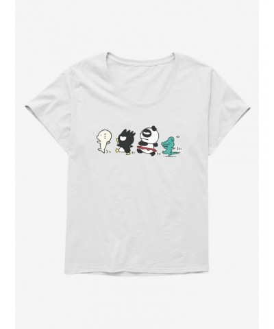 Badtz Maru With Pandaba, HanaMaru, Pochi March Girls T-Shirt Plus Size $9.94 T-Shirts