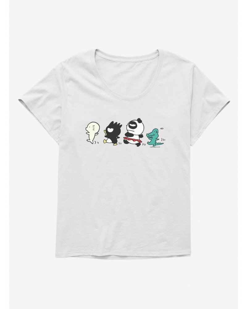 Badtz Maru With Pandaba, HanaMaru, Pochi March Girls T-Shirt Plus Size $9.94 T-Shirts