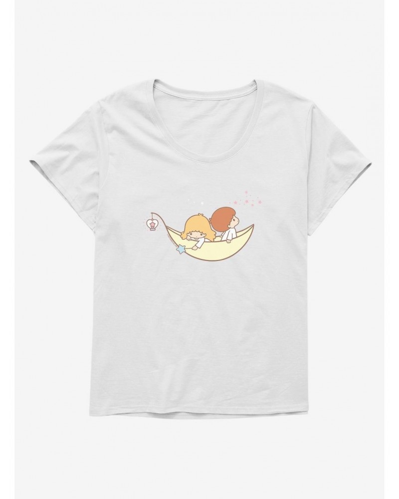 Little Twin Stars Galaxy Boat Ride Girls T-Shirt Plus Size $9.71 T-Shirts
