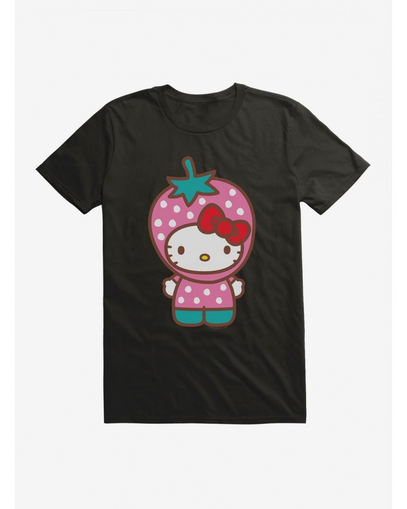 Hello Kitty Five A Day Strawberry Hat T-Shirt $7.84 T-Shirts