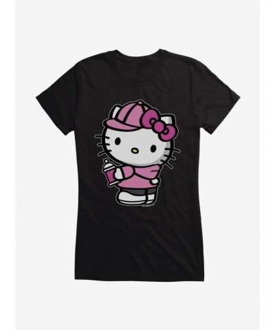 Hello Kitty Pink Side Girls T-Shirt $5.98 T-Shirts
