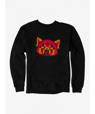 Aggretsuko Metal Rock Out To The Max Sweatshirt $10.04 Sweatshirts