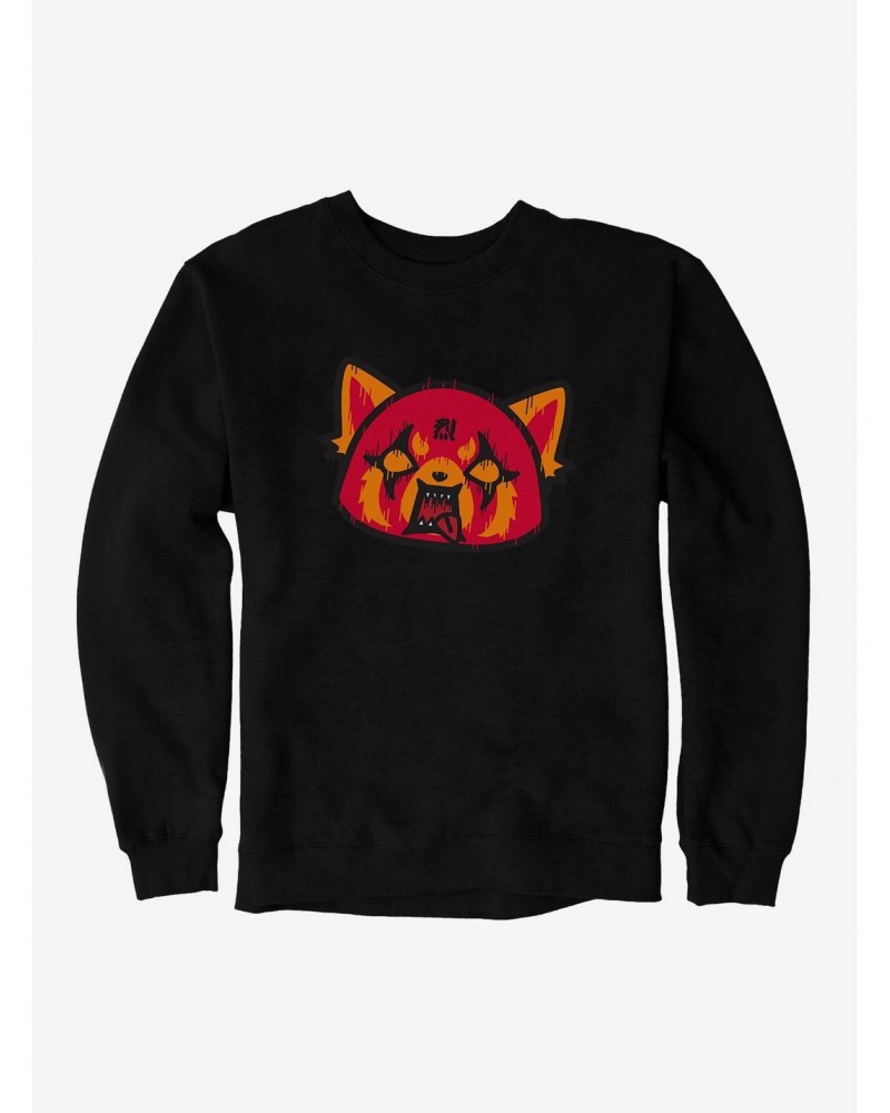 Aggretsuko Metal Rock Out To The Max Sweatshirt $10.04 Sweatshirts