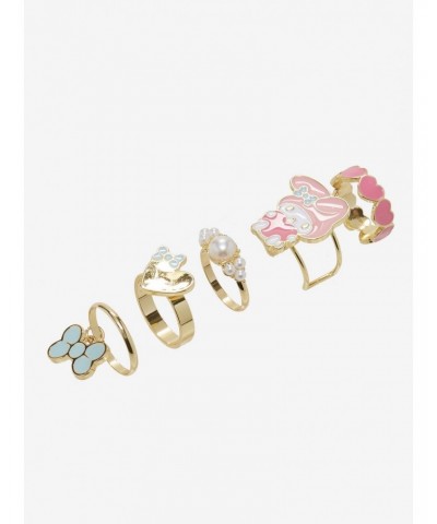 My Melody Heart Ribbon Ring Set $6.06 Ring Set