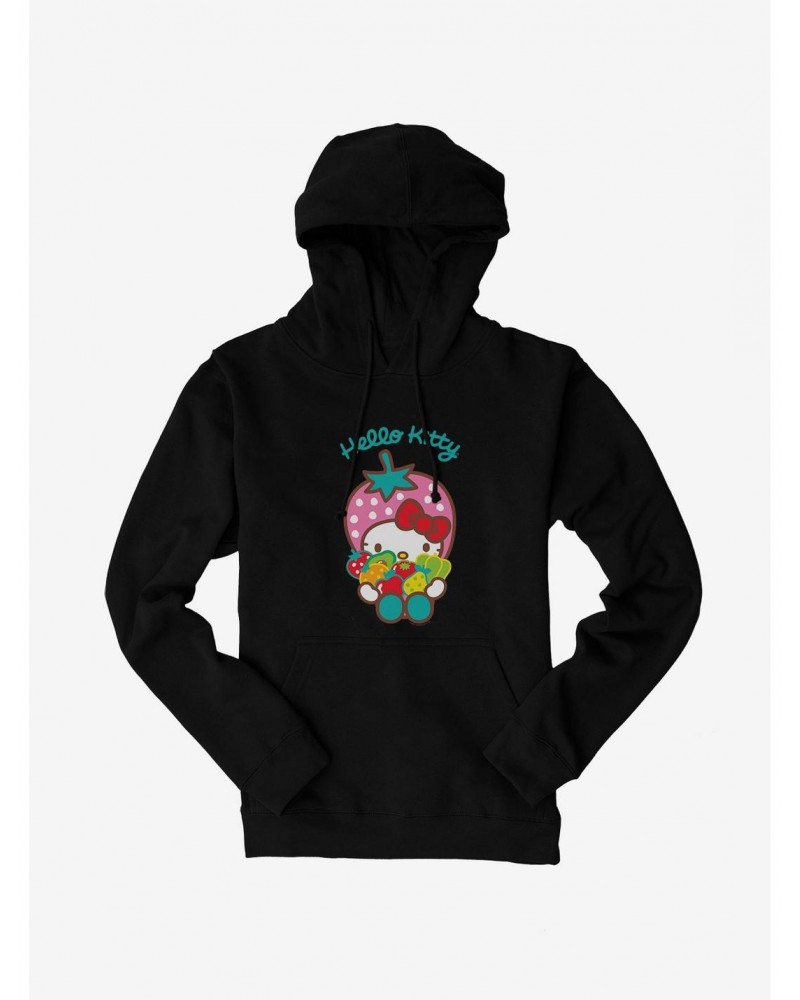 Hello Kitty Five A Day Seven Healthy Options Hoodie $16.52 Hoodies