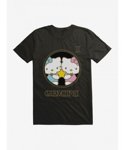 Hello Kitty Star Sign Gemini Stencil T-Shirt $8.60 T-Shirts