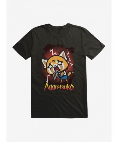Aggretsuko Metal Rockin' Out T-Shirt $8.80 T-Shirts