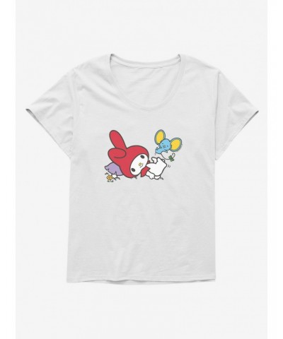 My Melody Adventure With Flat Girls T-Shirt Plus Size $9.02 T-Shirts