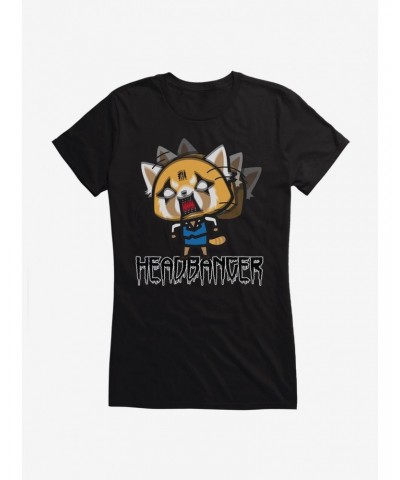 Aggretsuko Metal Headbanger Girls T-Shirt $7.17 T-Shirts