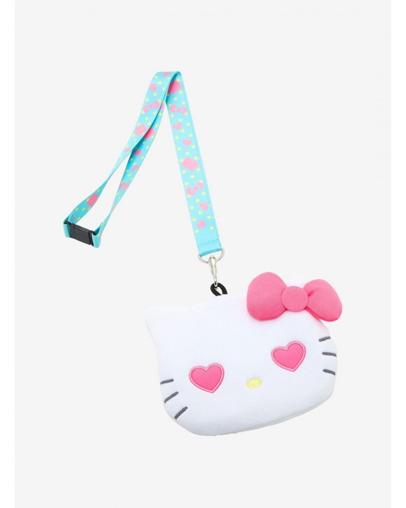 Hello Kitty Heart Eyes Plush Lanyard $5.13 Lanyards