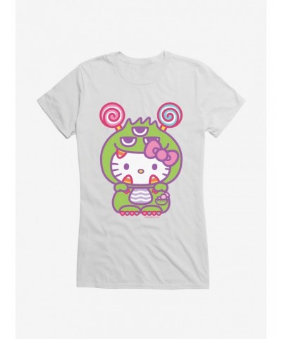 Hello Kitty Sweet Kaiju Eyes Girls T-Shirt $9.16 T-Shirts