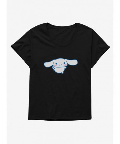 Cinnamoroll Peaceful Flying Girls T-Shirt Plus Size $11.56 T-Shirts