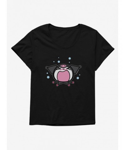 Kuromi Screaming Girls T-Shirt Plus Size $8.79 T-Shirts