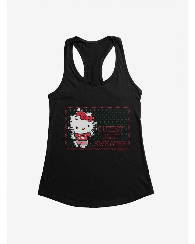 Hello Kitty Cutest Ugly Christmas Girls Tank $7.77 Tanks