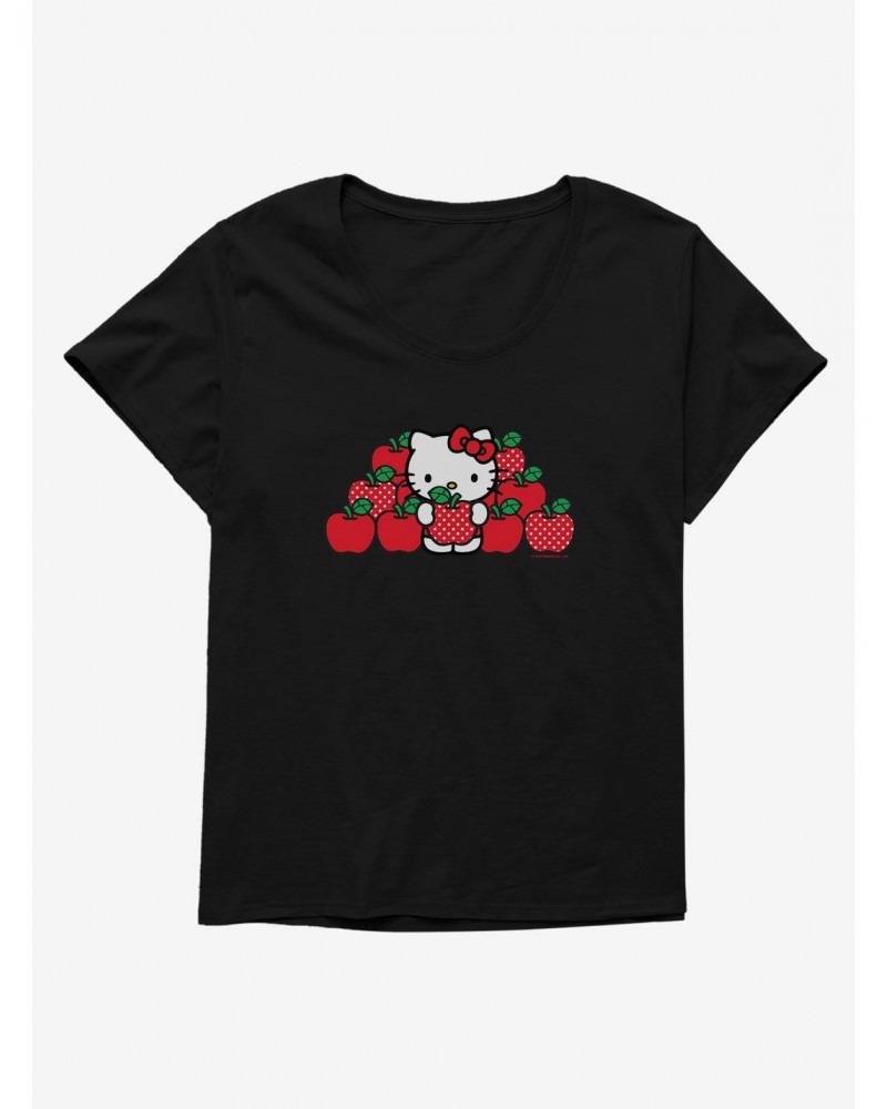 Hello Kitty Apples Girls T-Shirt Plus Size $11.10 T-Shirts