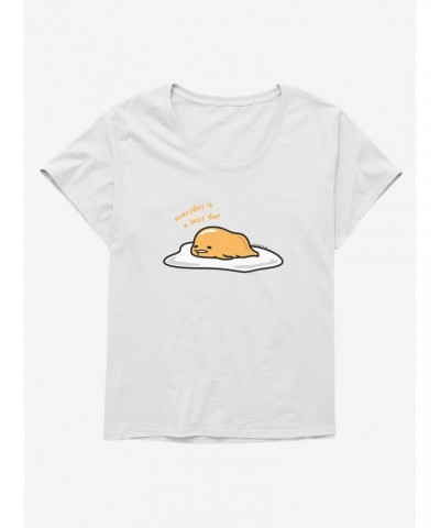 Gudetama Everyday Is A Lazy Day Girls T-Shirt Plus Size $9.02 T-Shirts