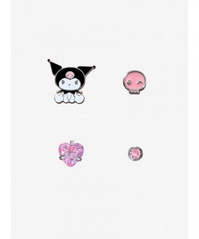 Steel Kuromi Pink CZ Labret 4 Pack $8.32 Merchandises