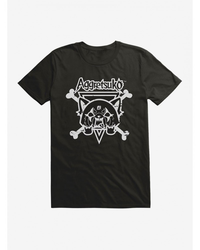 Aggretsuko Metal Crossbones T-Shirt $8.22 T-Shirts