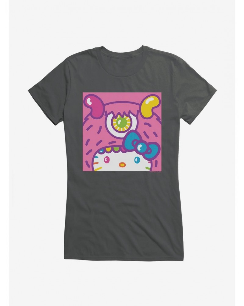 Hello Kitty Sweet Kaiju Cyclops Girls T-Shirt $8.96 T-Shirts