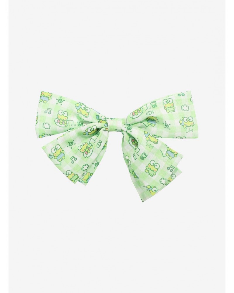 Keroppi Gingham Hair Bow $4.36 Hair Bows