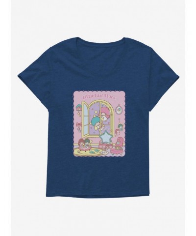 Little Twin Stars Window Dreams Girls T-Shirt Plus Size $11.33 T-Shirts