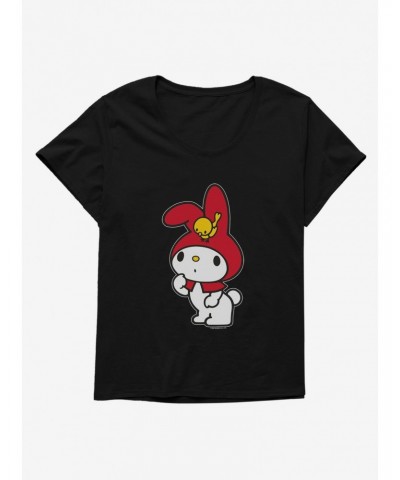 My Melody Thinking Girls T-Shirt Plus Size $10.87 T-Shirts