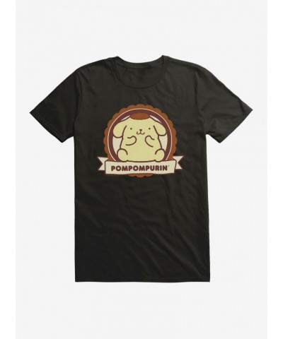 Pompompurin Badge T-Shirt $8.41 T-Shirts
