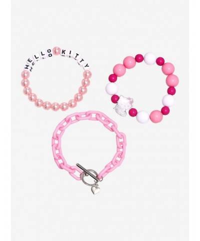 Hello Kitty Angel Beaded Bracelet Set $4.13 Bracelet Set