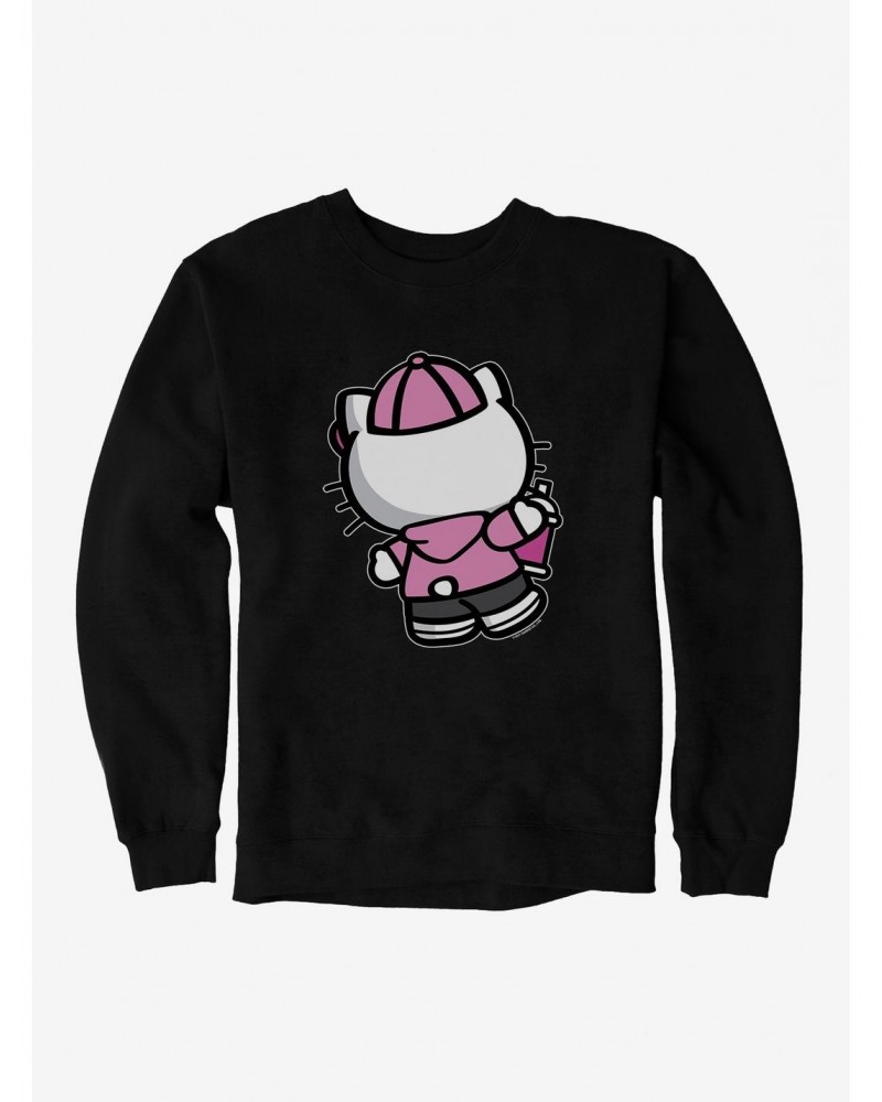 Hello Kitty Pink Back Sweatshirt $12.40 Sweatshirts