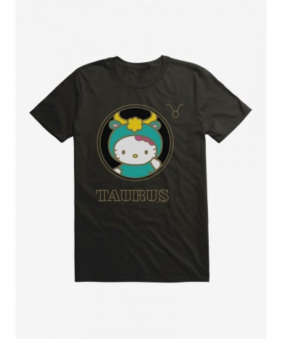 Hello Kitty Star Sign Taurus Stencil T-Shirt $5.93 T-Shirts
