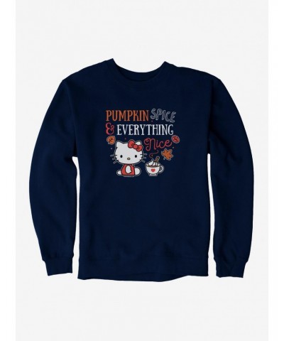 Hello Kitty Pumpkin Spice & Everything Nice Sweatshirt $12.10 Sweatshirts