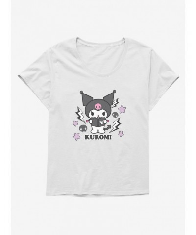 Kuromi Halloween Spells Girls T-Shirt Plus Size $8.13 T-Shirts