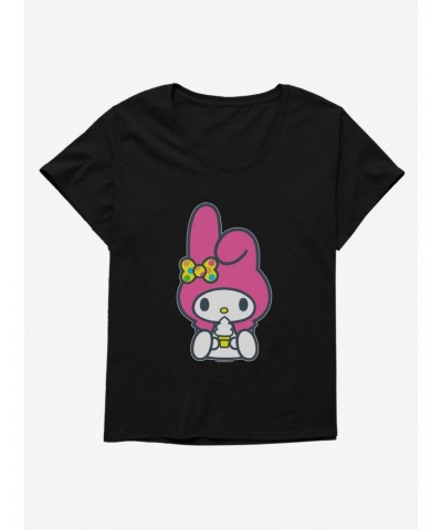 My Melody Loves Ice Cream Girls T-Shirt Plus Size $9.71 T-Shirts