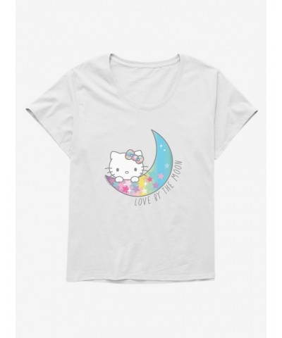 Hello Kitty Love By The Moon Girls T-Shirt Plus Size $10.52 T-Shirts