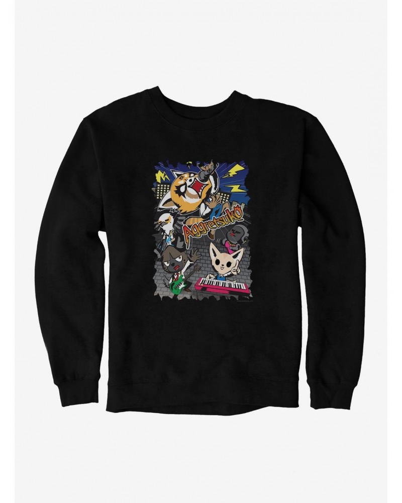 Aggretsuko Band Photo Sweatshirt $12.99 Sweatshirts