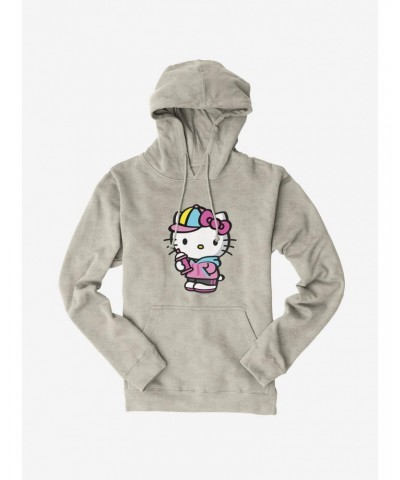Hello Kitty Spray Can Front Hoodie $11.49 Hoodies